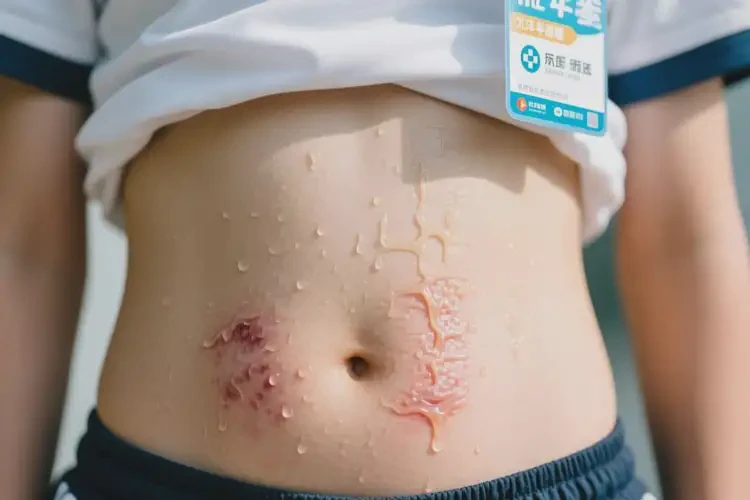 青少年肚子上容易起濕疹不管它會自己痊愈嗎(圖1)