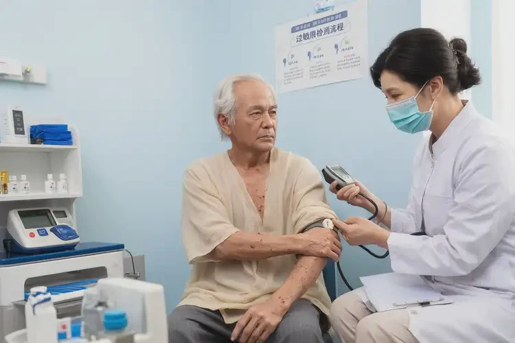 老年人手臂上經(jīng)常長濕疹能徹底自愈嗎(圖1)