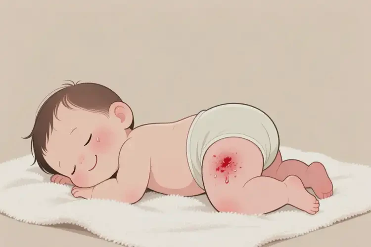 孩子屁股有湿疹能彻底自愈吗(图2)