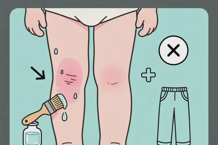 小孩大腿有濕疹可不可以徹底自愈(圖2)