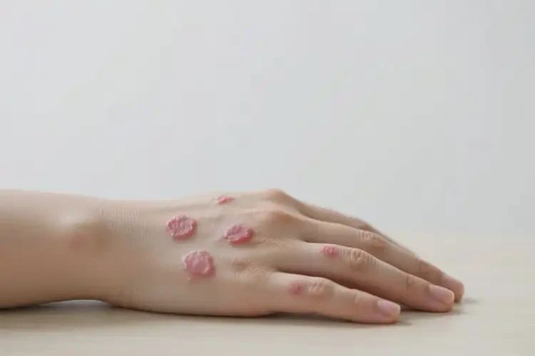 产妇手上偶尔起湿疹能靠自己自愈吗(图2)