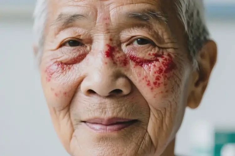 老年人脸上容易起湿疹不管它会自己自愈吗(图4)