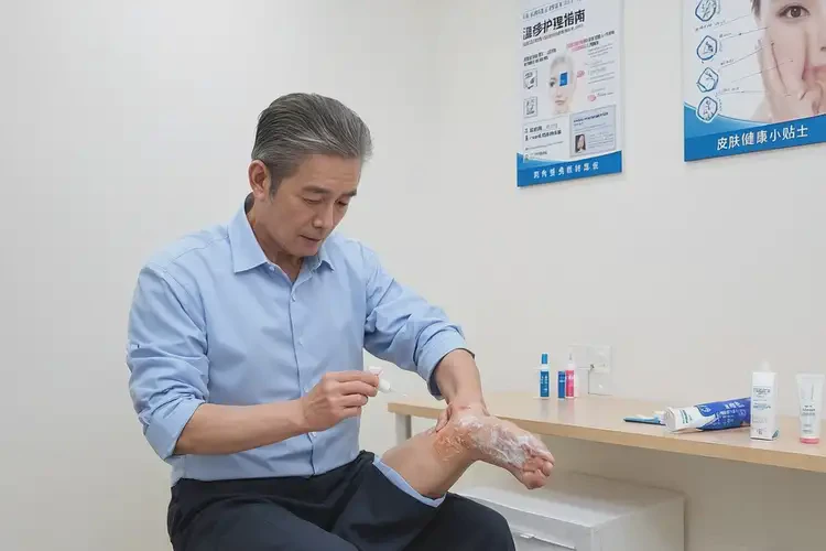 男性小腿上偶爾長(zhǎng)濕疹能靠自己自愈嗎(圖1)