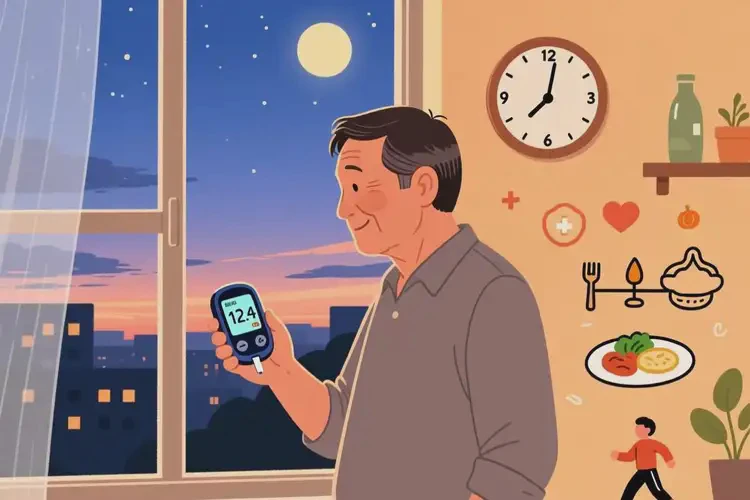 中年人晚上血糖12(圖1)