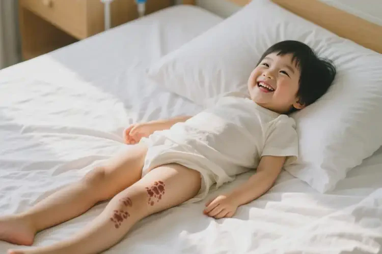 孩子大腿偶爾長(zhǎng)濕疹不管它會(huì)自己好嗎(圖1)