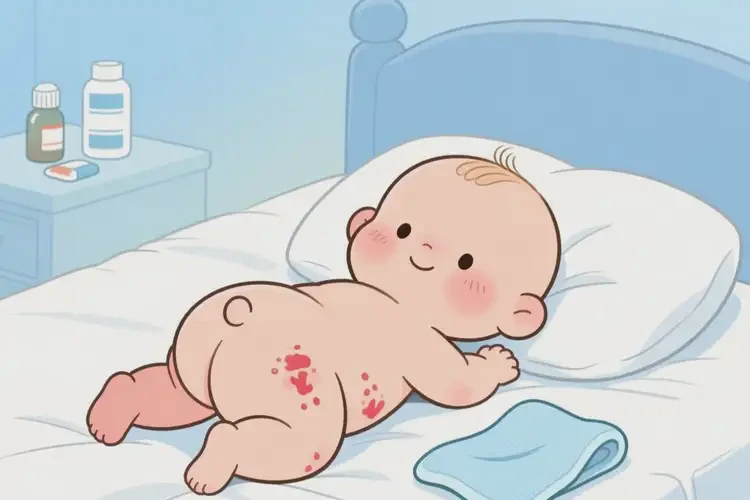 嬰幼兒屁股經常起濕疹不管它會自己好嗎(圖3)