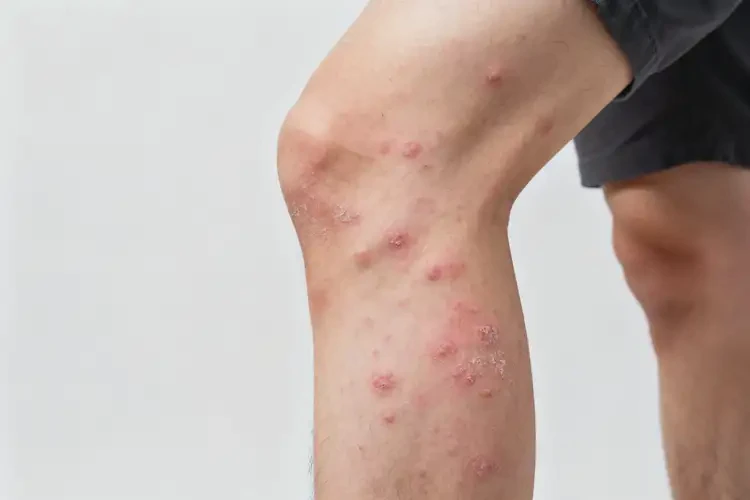 男人小腿上經(jīng)常起濕疹不管它會自己痊愈嗎(圖3)
