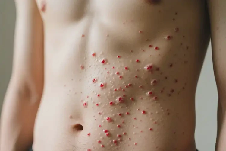 青年人肚子上偶爾長濕疹可以徹底自愈嗎(圖3)