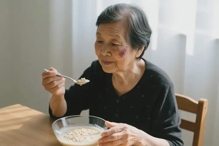 老年人臉上出濕疹不管它會(huì)自己痊愈嗎(圖1)