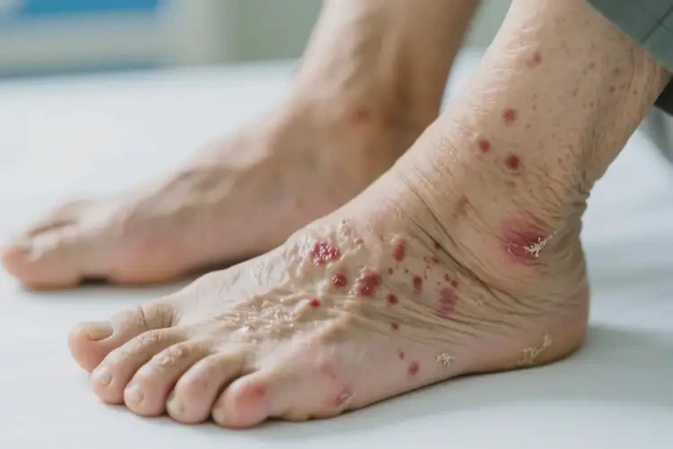 老年人腳上經(jīng)常起濕疹可不可以徹底自愈(圖4)