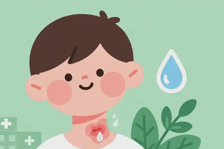 兒童脖子上容易起濕疹不管它會(huì)自己自愈嗎(圖2)