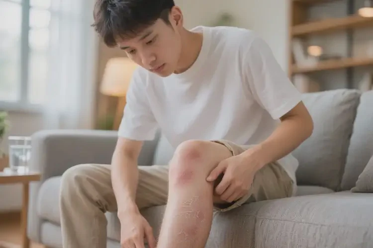 青年人大腿上經常起濕疹不管它會自己自愈嗎(圖4)