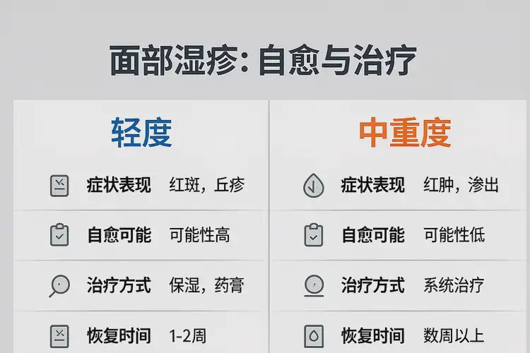 大學(xué)生臉上出濕疹可以徹底自愈嗎(圖1)