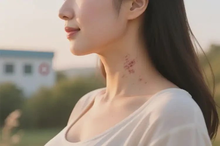 產(chǎn)婦脖子上出濕疹不管它會自己好嗎(圖4)