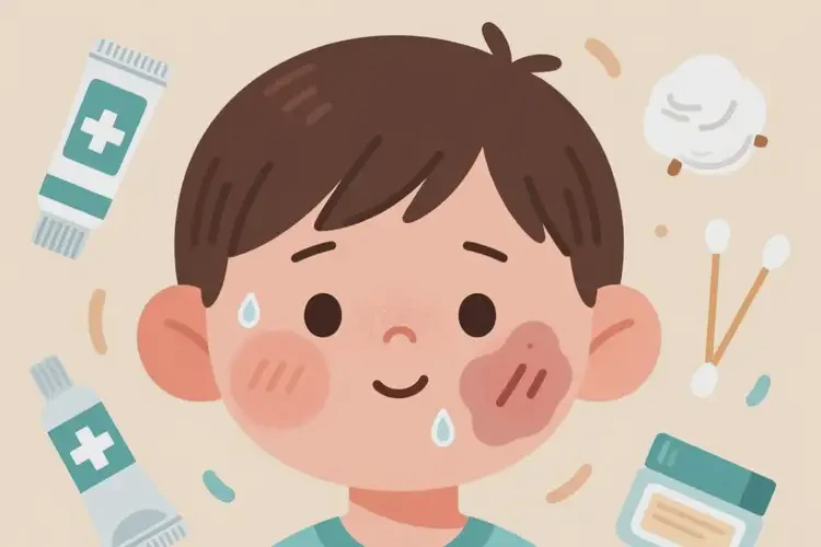 兒童面部容易長濕疹能夠徹底治愈嗎(圖3)