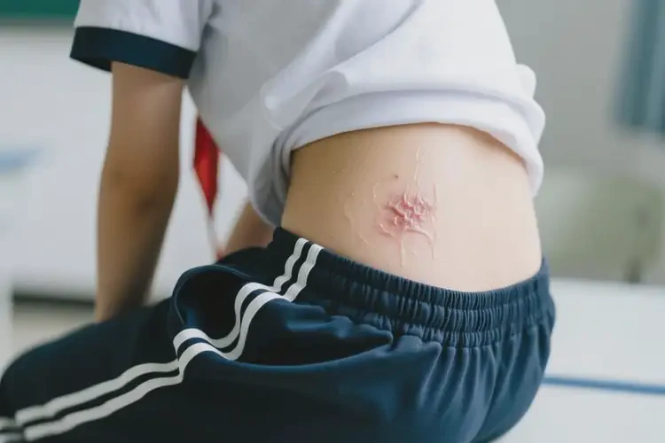 中學(xué)生屁股上出現(xiàn)濕疹不管它會自己痊愈嗎(圖3)