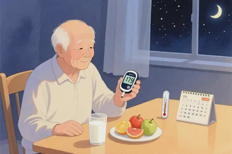 老年人睡前血糖17(圖1)