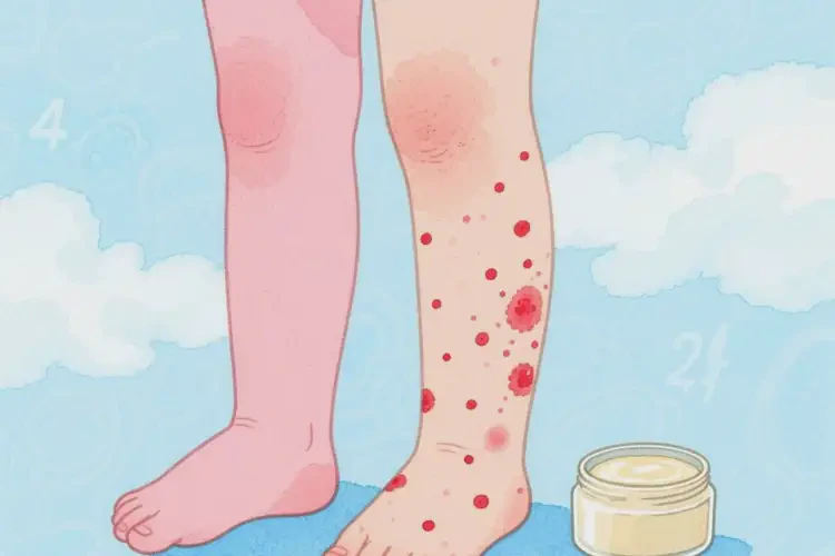 小兒小腿上起濕疹可以徹底自愈嗎(圖2)