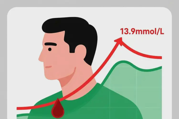 男性中午血糖13點9是糖尿病嗎(圖1)