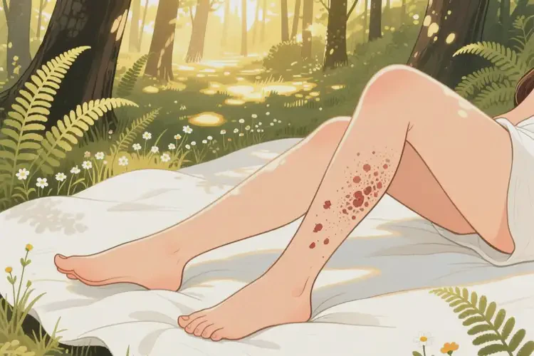 女性小腿上容易長濕疹可以徹底自愈嗎(圖2)