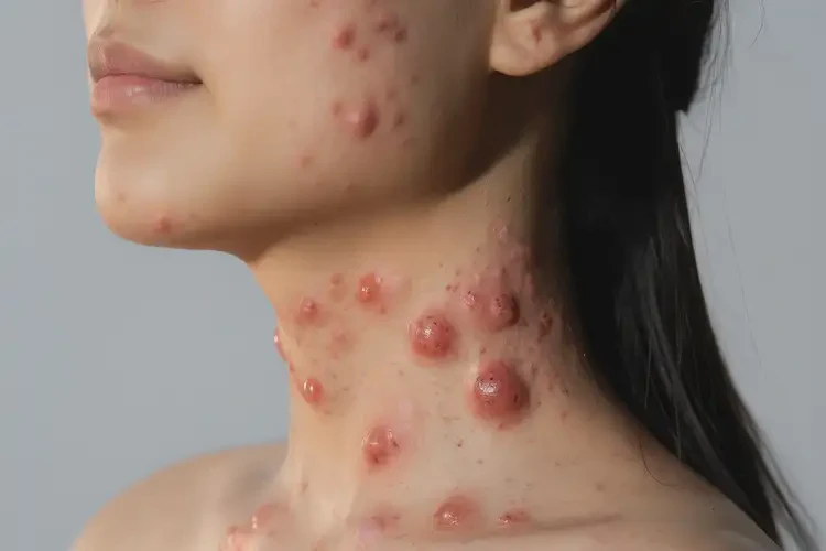 女生脖子上容易起濕疹不管它會(huì)自己好嗎(圖4)