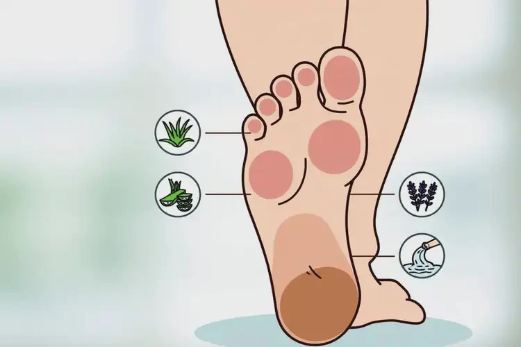 女生腳上有濕疹能靠自己自愈嗎(圖3)