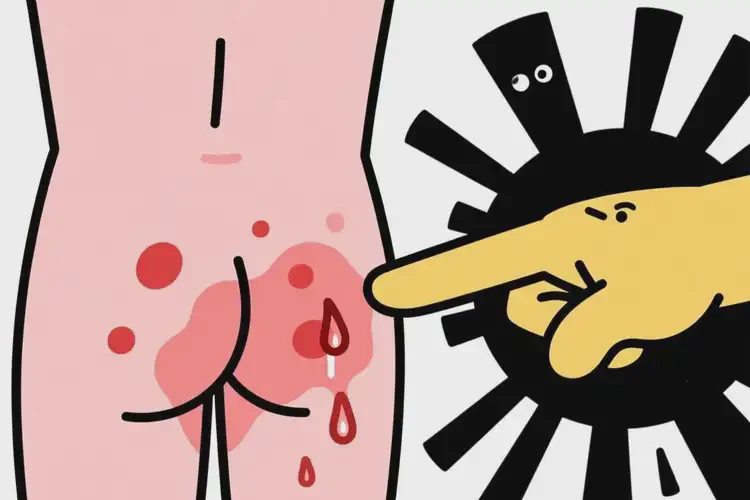 男性肛周出濕疹不管它會(huì)自己好嗎(圖1)