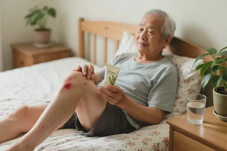 高齡老人大腿上起濕疹不管它會自己好嗎(圖3)