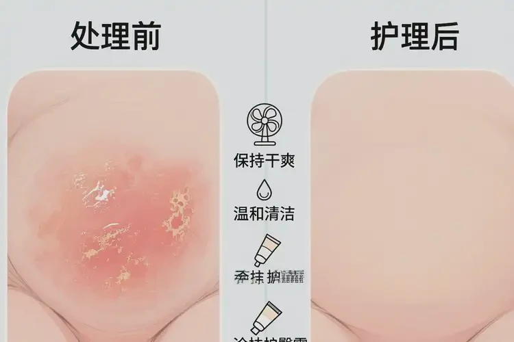 男性屁股上起濕疹不管它會自己好嗎(圖2)