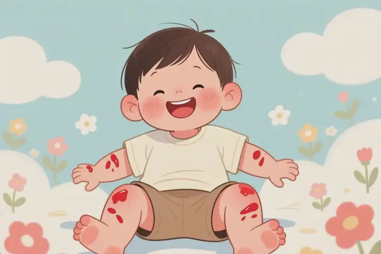 幼兒四肢經(jīng)常起濕疹不管它會(huì)自己好嗎(圖1)