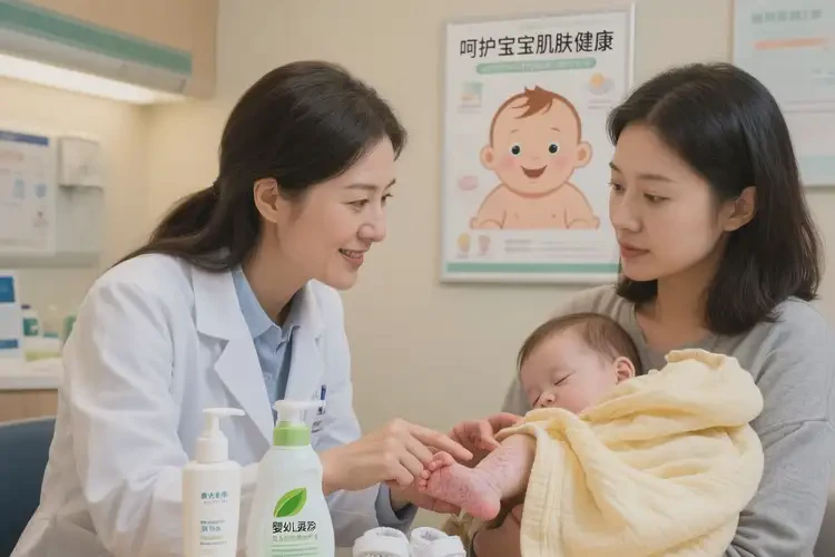 婴幼儿脚上偶尔起湿疹不管它会自己自愈吗(图1)