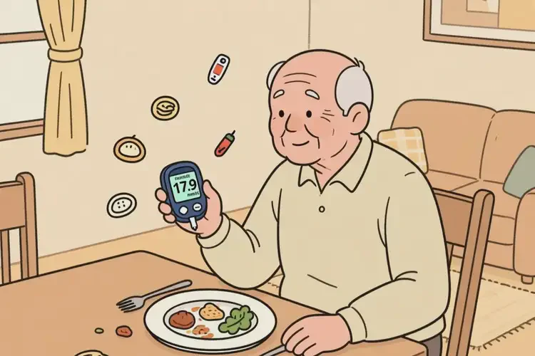 老年人晚餐血糖17(圖1)