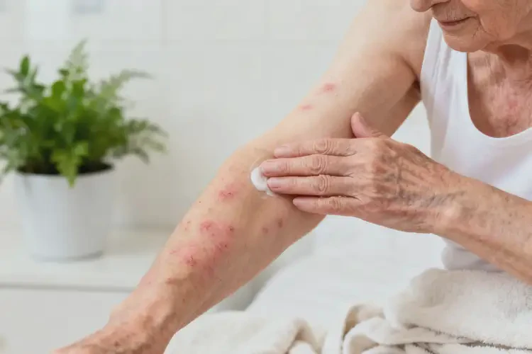 高齡老人手臂經(jīng)常起濕疹能徹底自愈嗎(圖3)