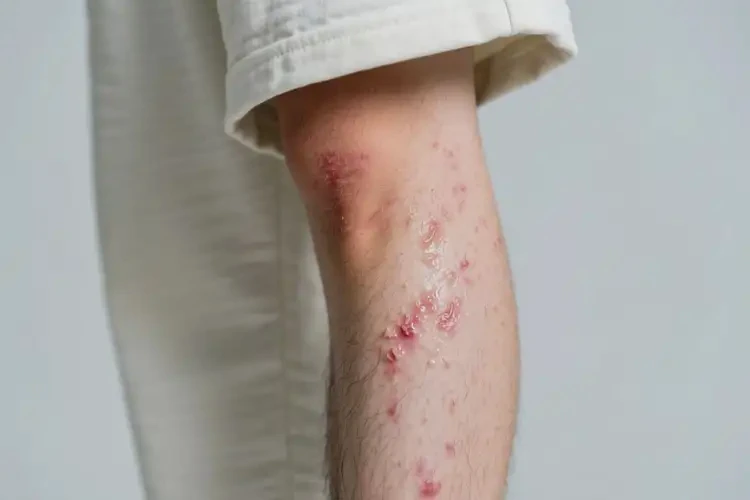 青年人小腿起濕疹不管它會(huì)自己好嗎(圖3)