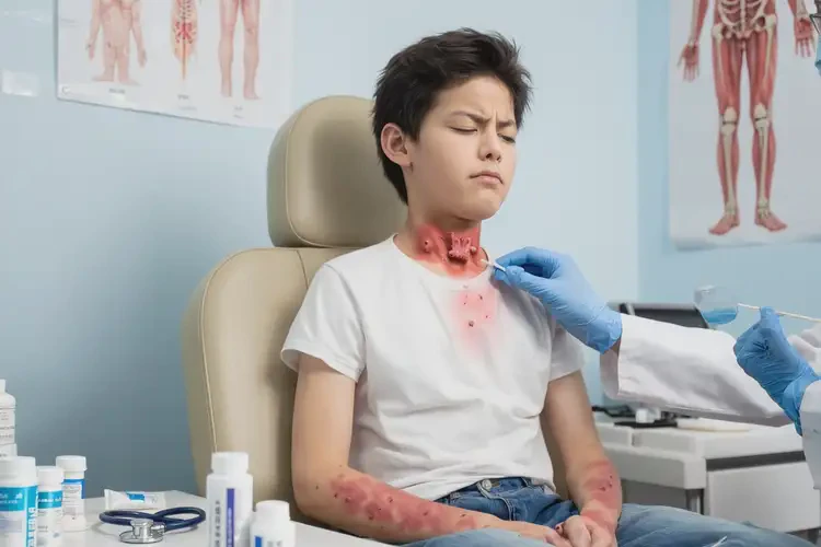 大學(xué)生脖子偶爾起濕疹可以徹底自愈嗎(圖3)