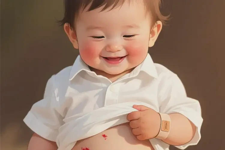 少兒肚子長(zhǎng)濕疹不管它會(huì)自己痊愈嗎(圖1)