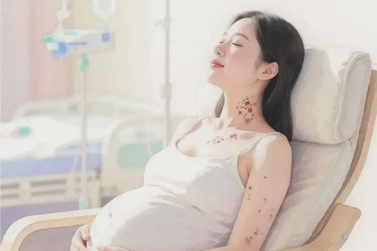產(chǎn)婦脖子上出濕疹不管它會自己好嗎(圖2)