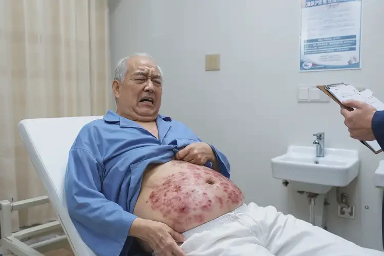 老年人肚子上經(jīng)常起濕疹不管它會(huì)自己自愈嗎(圖4)