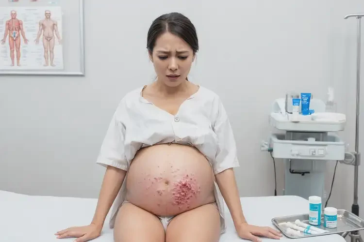 產(chǎn)婦肛周長濕疹不管它會自己自愈嗎(圖4)