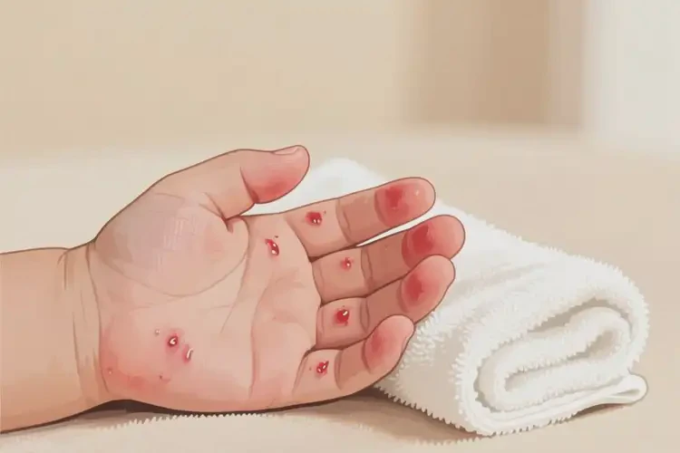 小儿手上容易起湿疹不管它会自己自愈吗(图3)