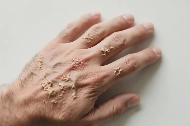 男性手上經(jīng)常起濕疹不管它會自己自愈嗎(圖2)