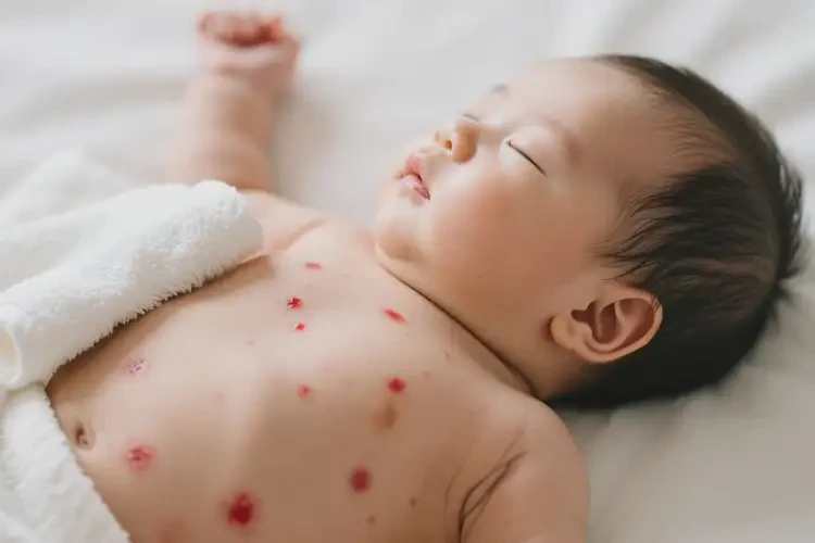 新生儿肚子经常长湿疹不管它会自己痊愈吗(图2)