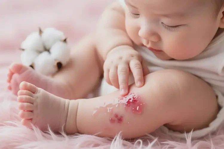 新生兒小腿經(jīng)常起濕疹能靠自己自愈嗎(圖3)