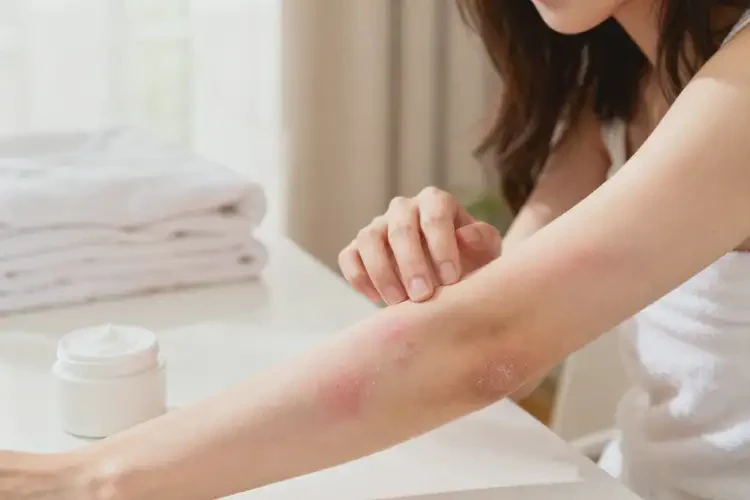 女生手臂長濕疹能靠自己自愈嗎(圖4)