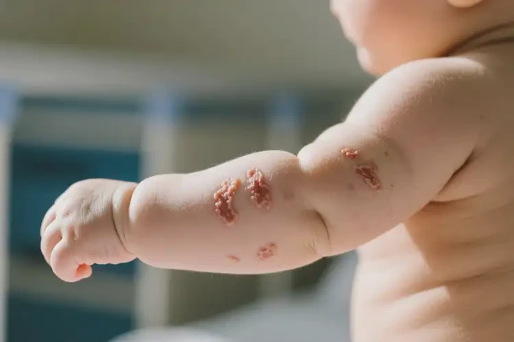 嬰兒手臂經(jīng)常起濕疹不管它會自己好嗎(圖4)