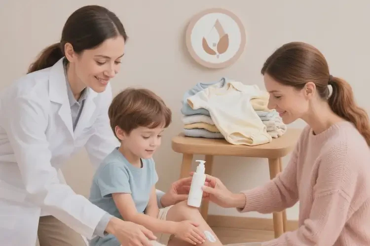 孩子小腿偶爾長濕疹能靠自己自愈嗎(圖1)