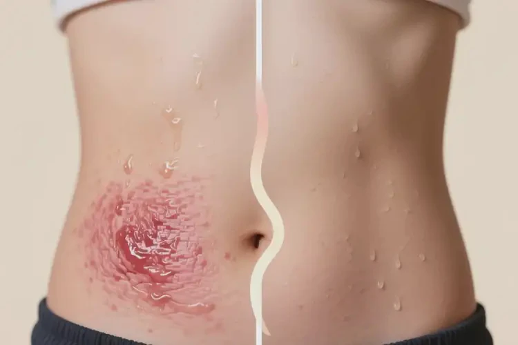 青少年肚子上容易起濕疹不管它會自己好嗎(圖2)