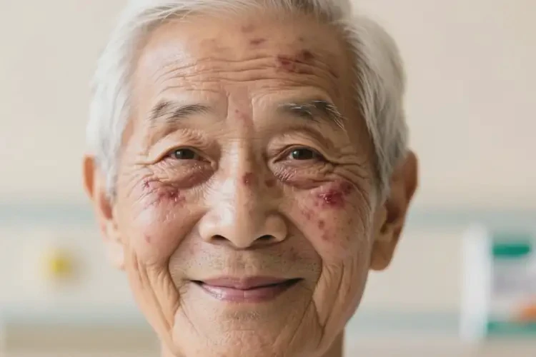 老年人臉上經(jīng)常起濕疹可以徹底自愈嗎(圖4)