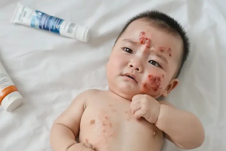 孩子脖子長(zhǎng)濕疹可不可以徹底自愈(圖4)