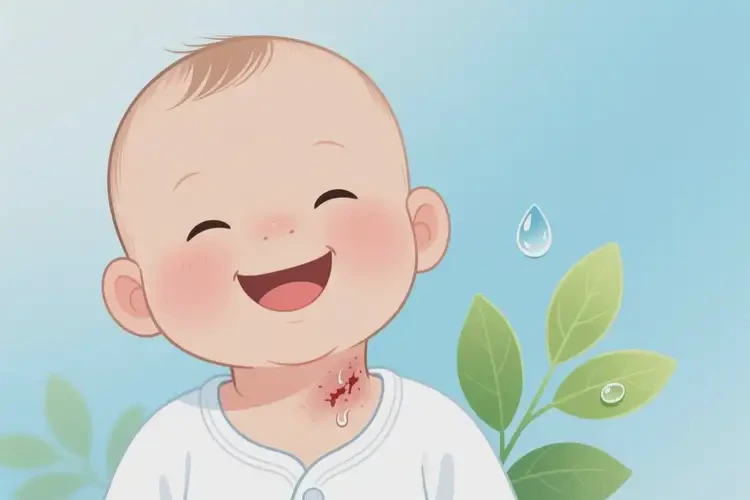 嬰兒脖子上經(jīng)常長濕疹能徹底自愈嗎(圖4)